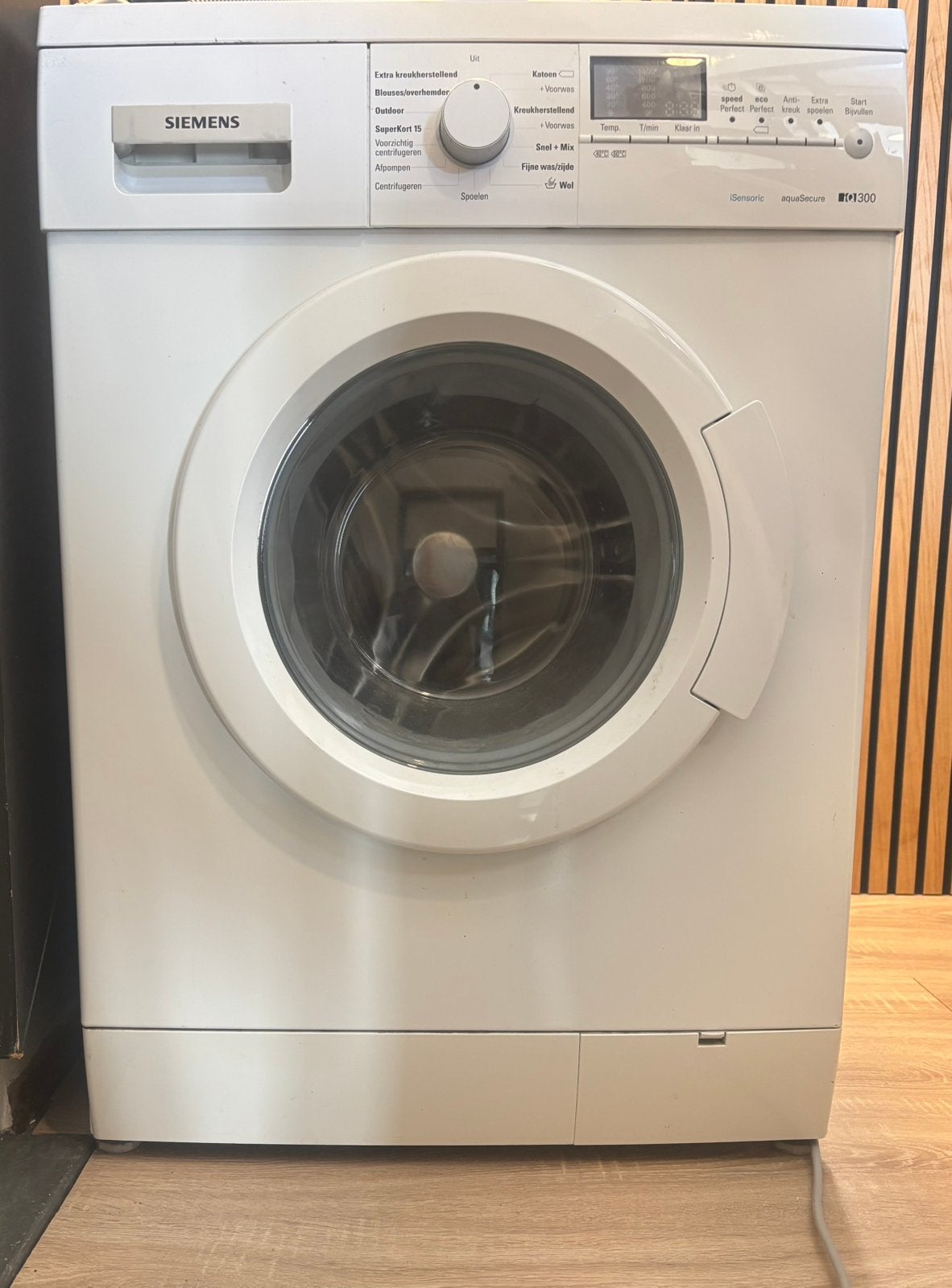 Siemens iQ300 Wasmachine - Zeer Goede Staat, Witgoed en Apparatuur, Wasmachines, Ophalen, Zo goed als nieuw, Voorlader, Kort programma