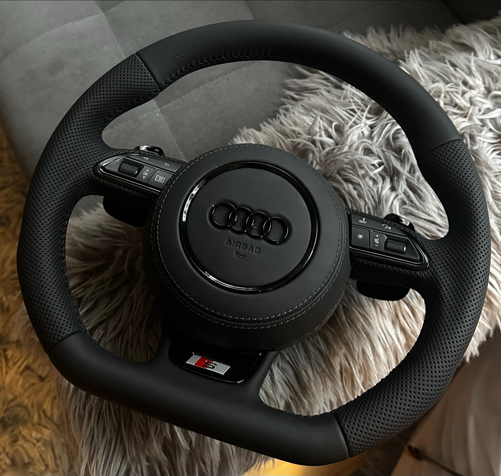 Audi stuurwiel voor A1 A2 A4 A5 A6 A7 A8 S1 Q7 plug and play, Auto-onderdelen, Interieur en Bekleding, Ophalen of Verzenden