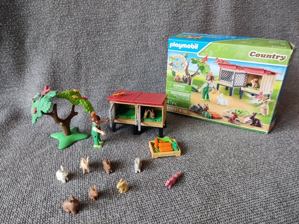 Playmobil Country Konijnenhok (17252) - Complete set!, Kinderen en Baby's, Complete set, Overige typen, Ophalen of Verzenden, Zo goed als nieuw