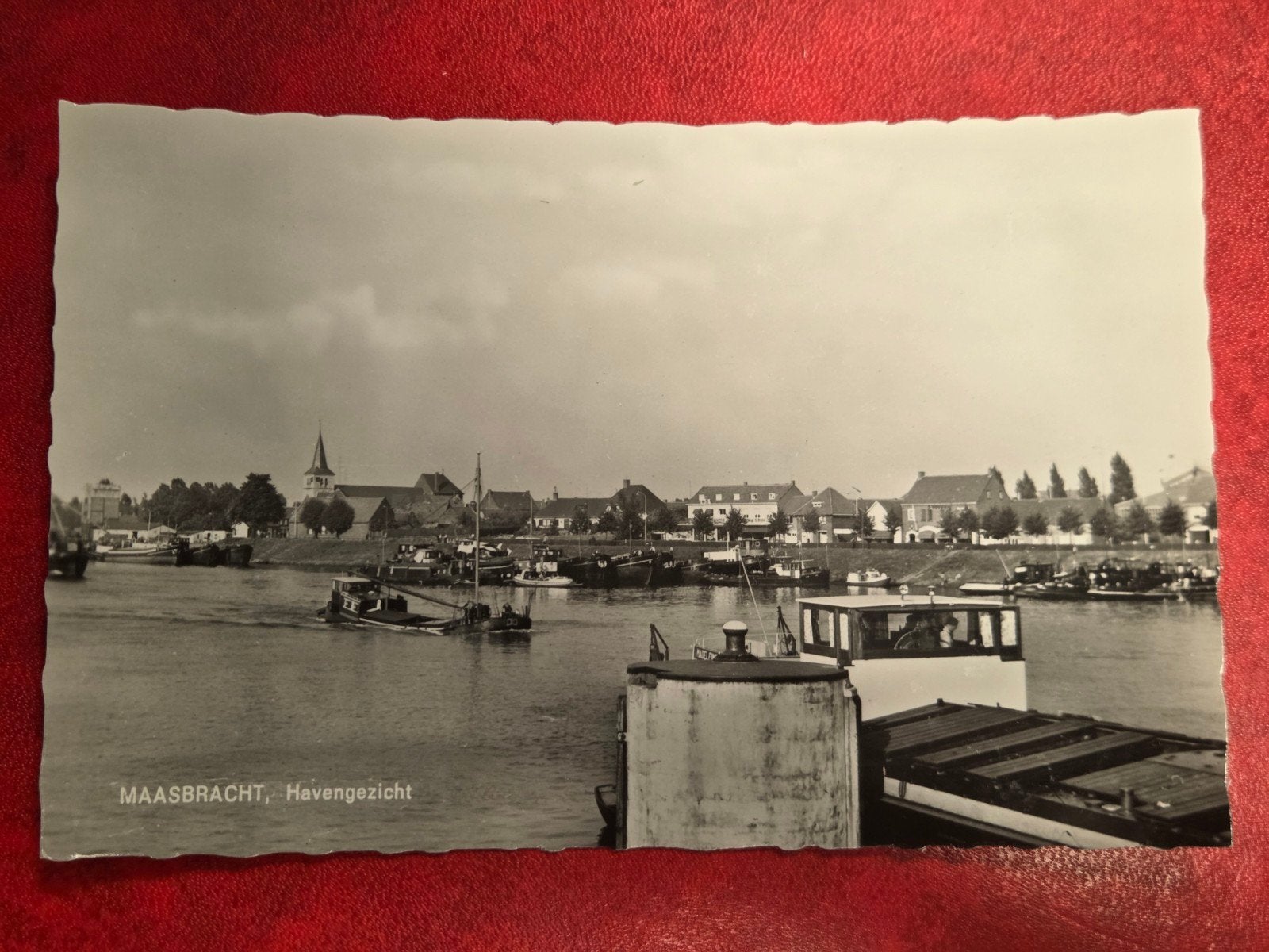 Maasbracht bij Echt Havengezicht, Ophalen of Verzenden, 1940 tot 1960