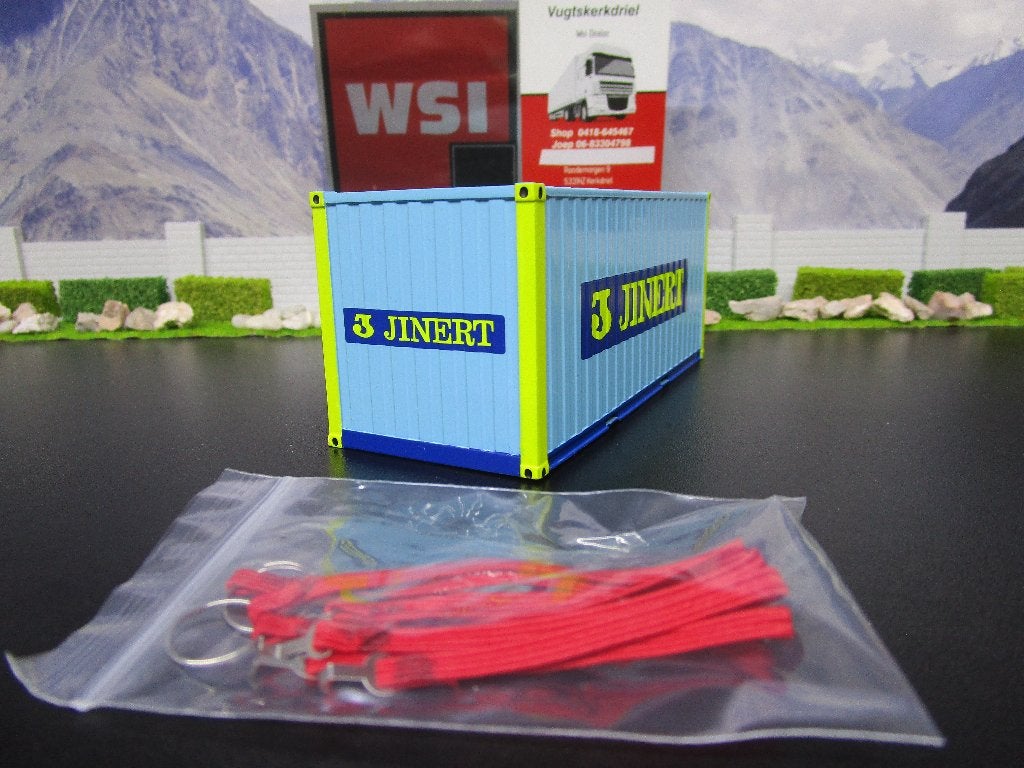 wsi 01-3491 jinert 20ft container & hijsbanden, Ophalen of Verzenden, Nieuw, Bus of Vrachtwagen, Wsi