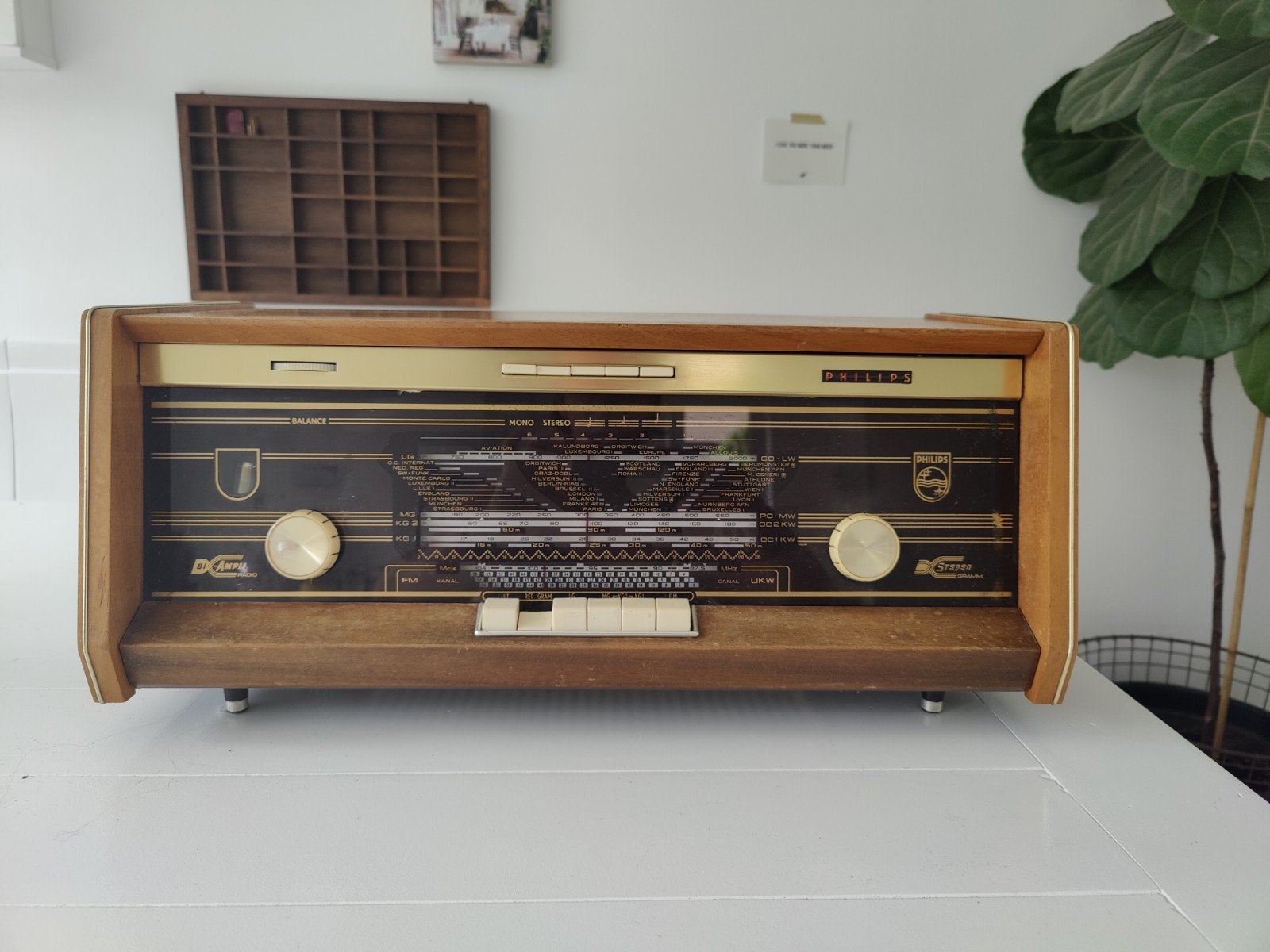 oude Philips radio, Audio, Tv en Foto, Ophalen
