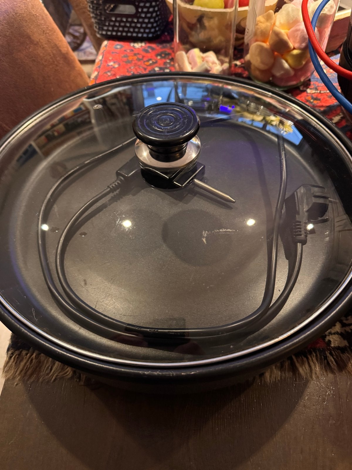 Elektrische kippie Pan - 40 cm, 1500W, Ophalen, Gebruikt