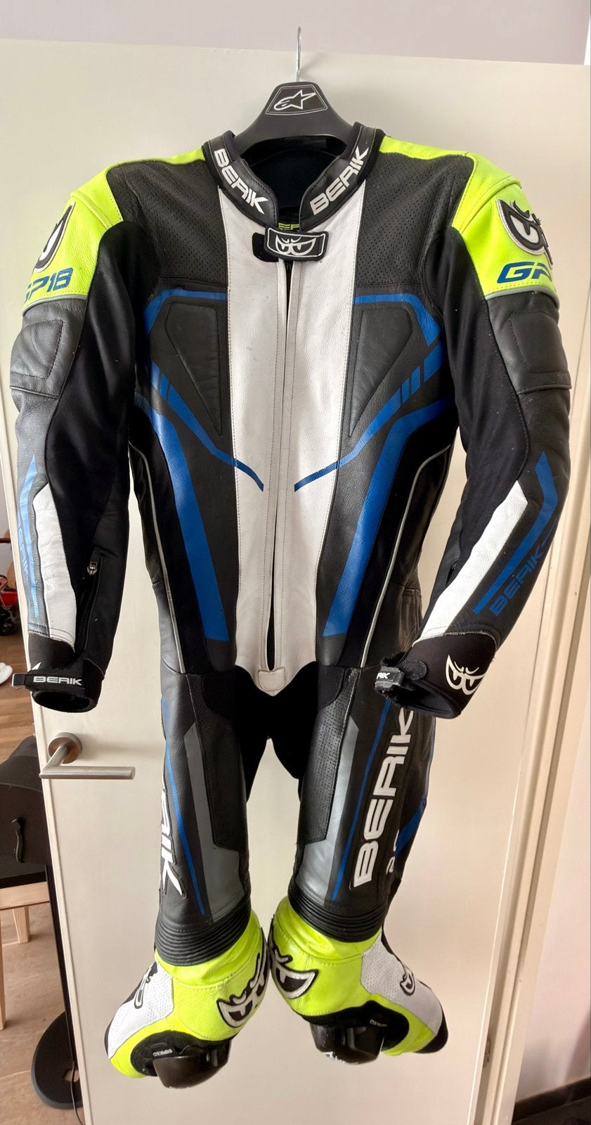 Berik 2.0 GP18 Leren Motorpak (1-delig) – Maat 50, Ophalen of Verzenden, Tweedehands, Heren, Combipak