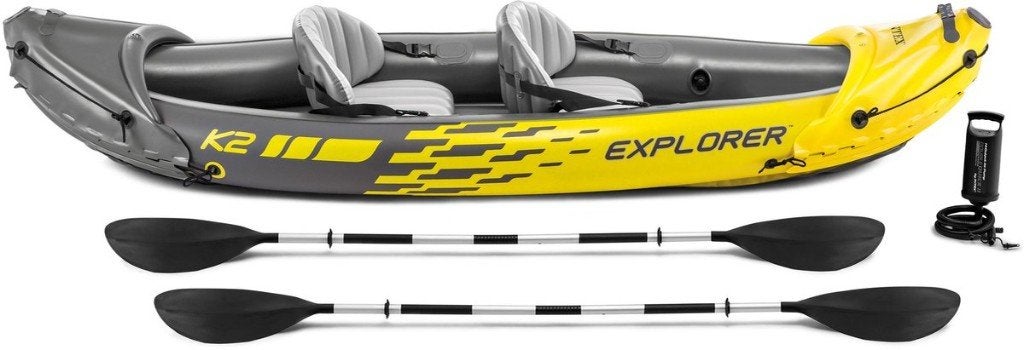Kayak Intex K2 Explorer Kano peddels, vin onderdelen., Watersport en Boten, Kano's, Ophalen, Kajak, Twee personen, Gebruikt