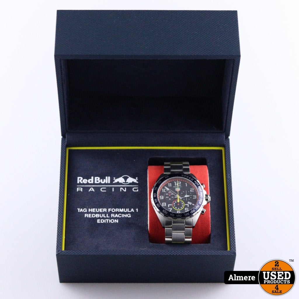 TAG Heuer Formula Red Bull Quartz Chronograp CAZ101AL.BA0842, Sieraden, Tassen en Uiterlijk, Horloges | Heren, Flex Ltd., Gebruikt