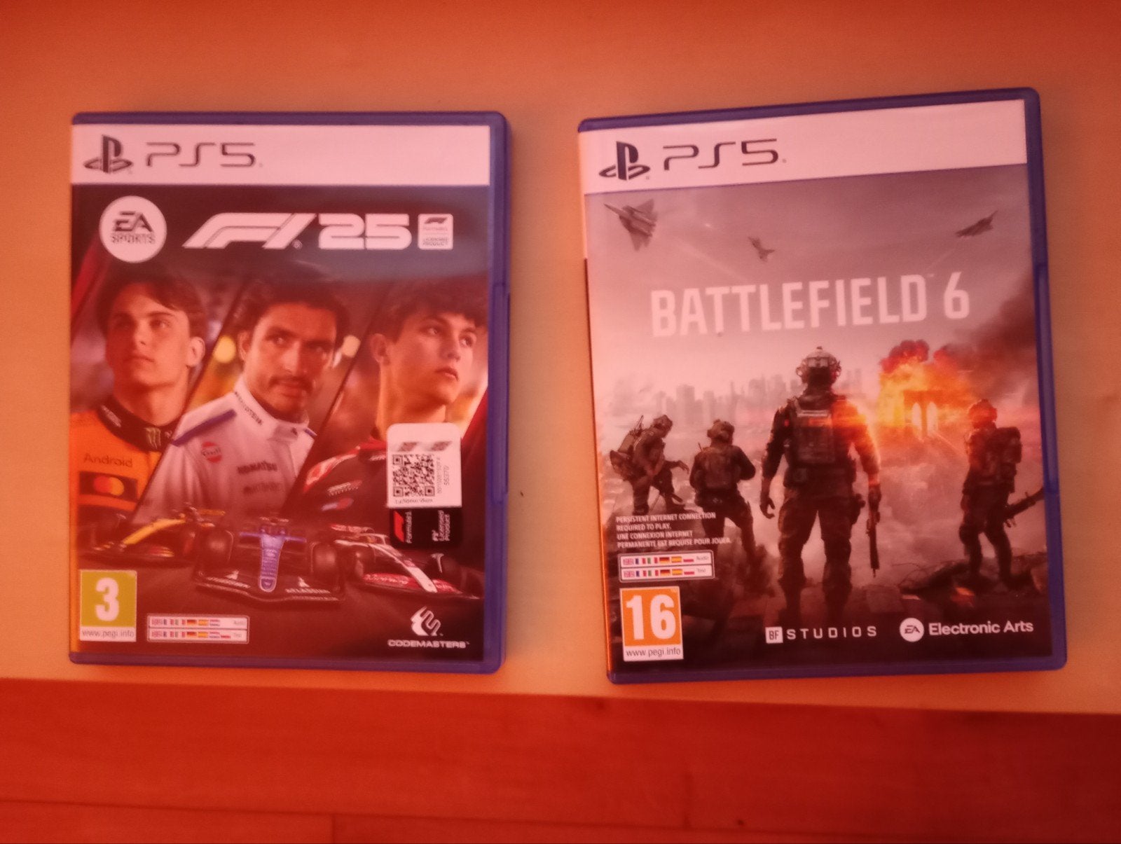 F1 25 & Battlefield 6 PS5 Games - Zo goed als nieuw, Ophalen, Online, 1 speler, Racen en Vliegen
