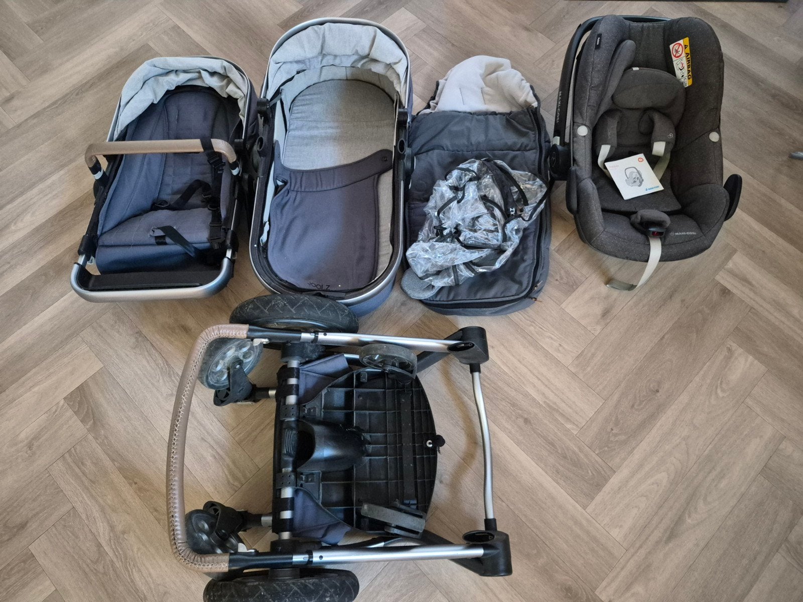 Joolz Day Combiwagen met Maxi-Cosi autostoel, Gebruikt, Met autostoeltje, Combiwagen, Ophalen