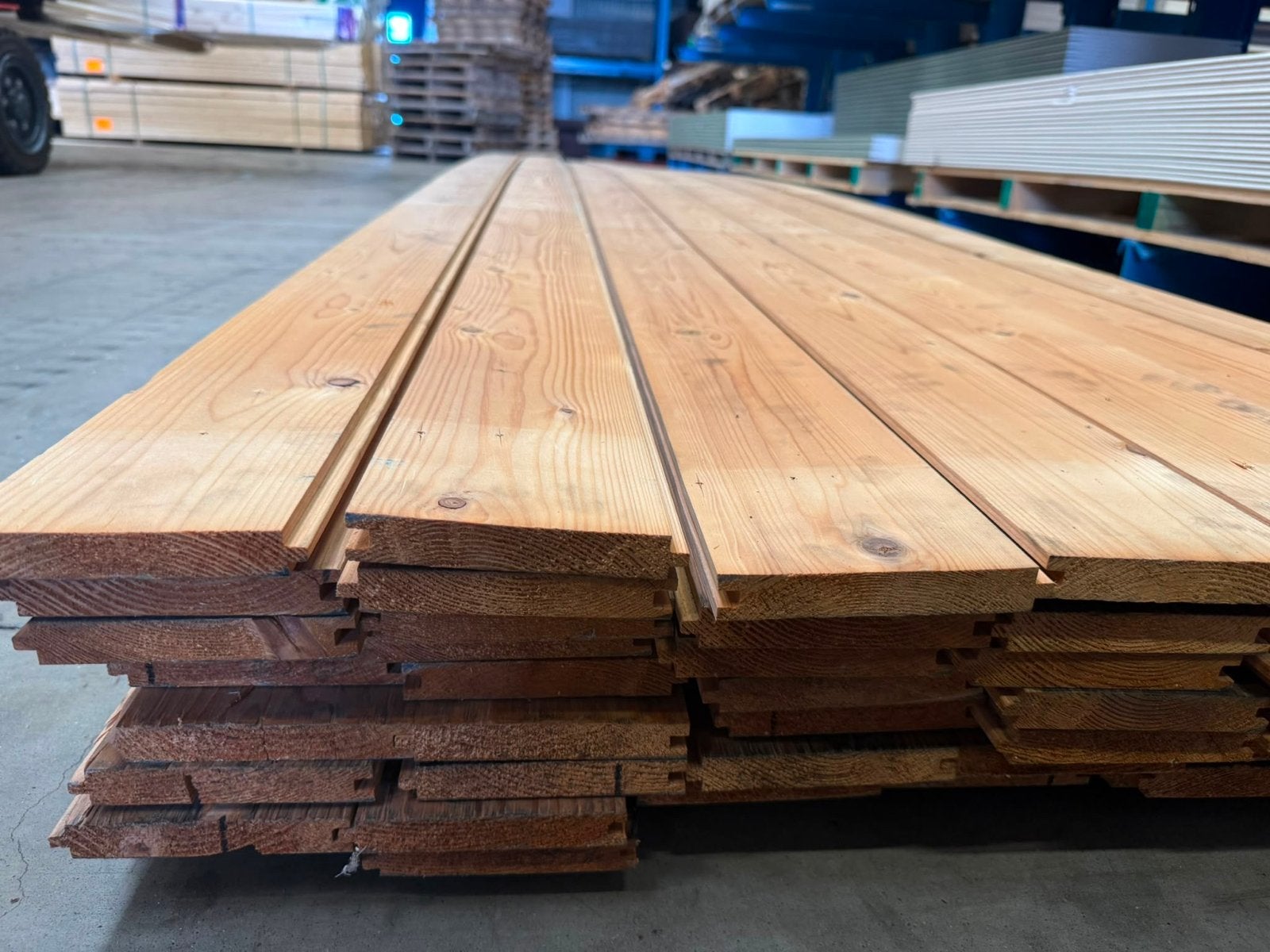 TEAB Vuren Vloerdelen 18x125mm Veer en Groef.   Prijs per m1, Ophalen, Gebruikt, Vloerdelen of -planken, 10 m² of meer
