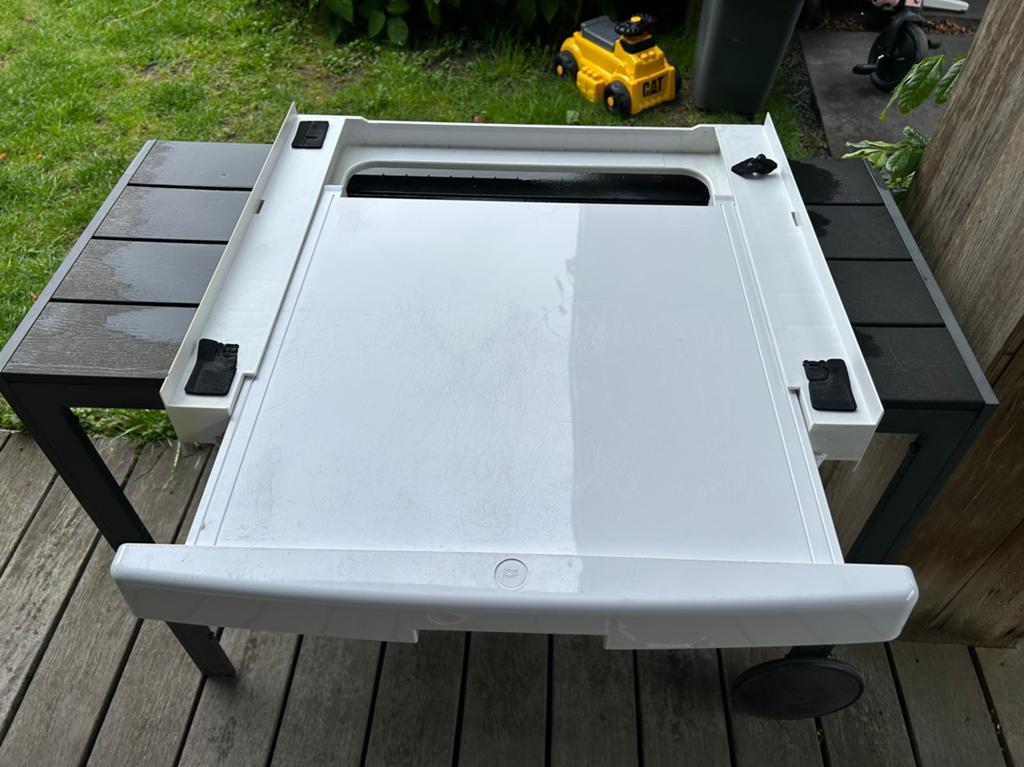 Uitschuifbaar plateau voor wasmachine/droger, Ophalen, Gebruikt