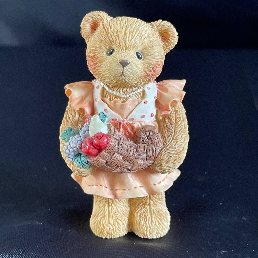 Cherished Teddies Barbara - Giving Thanks For Our Family., Ophalen of Verzenden, Gebruikt, Beeldje, Cherished Teddies