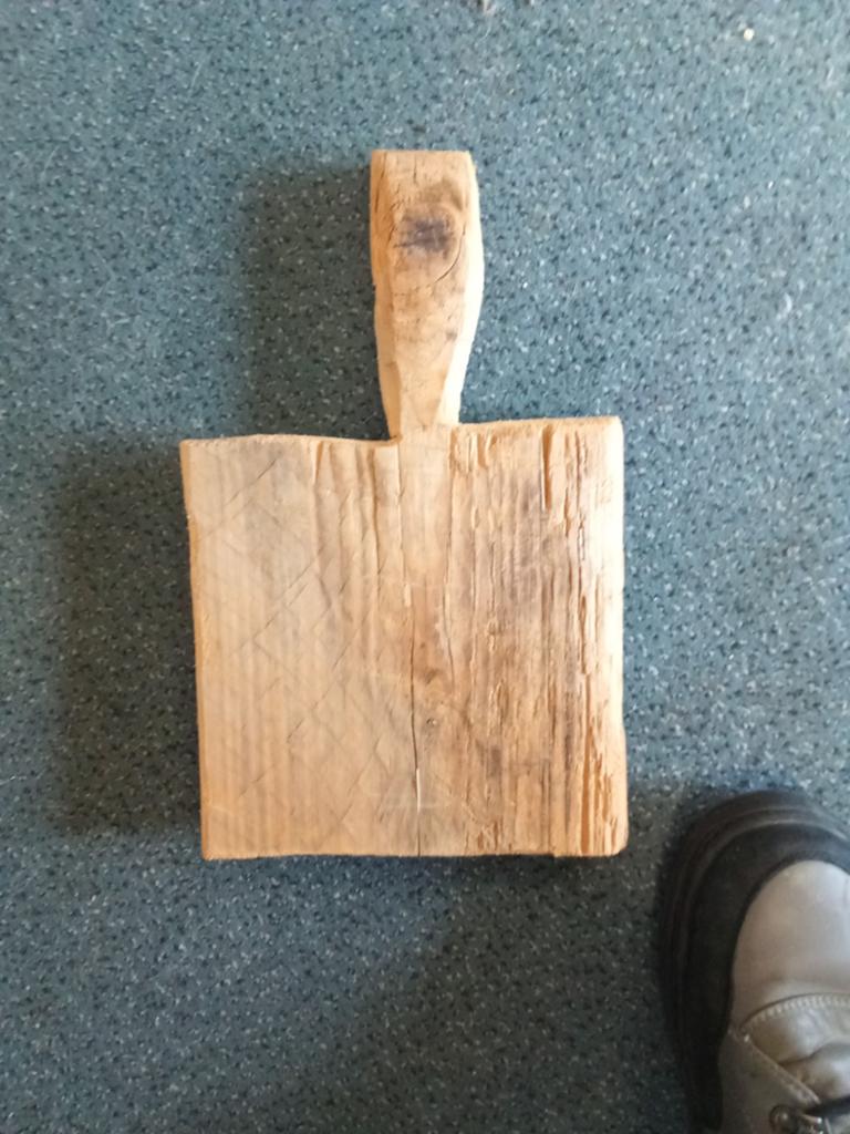Hele schattige Franse broodplank  30x18x2,5 cm, Antiek en Kunst, Curiosa en Brocante, Ophalen of Verzenden