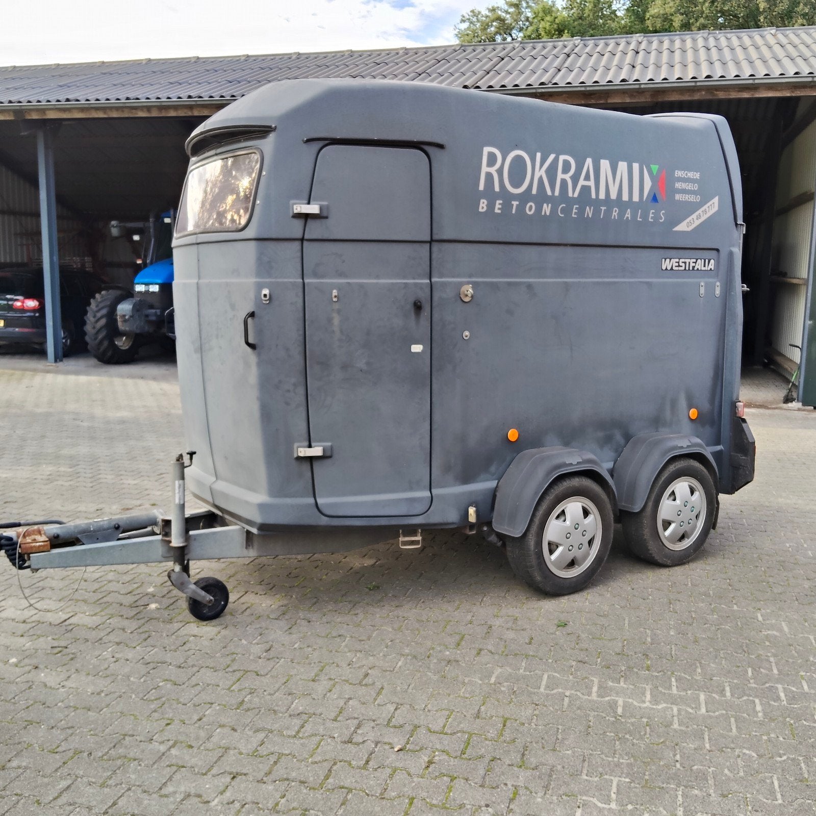Te koop, Westfalia 2-paards paardentrailer, Ophalen, Gebruikt