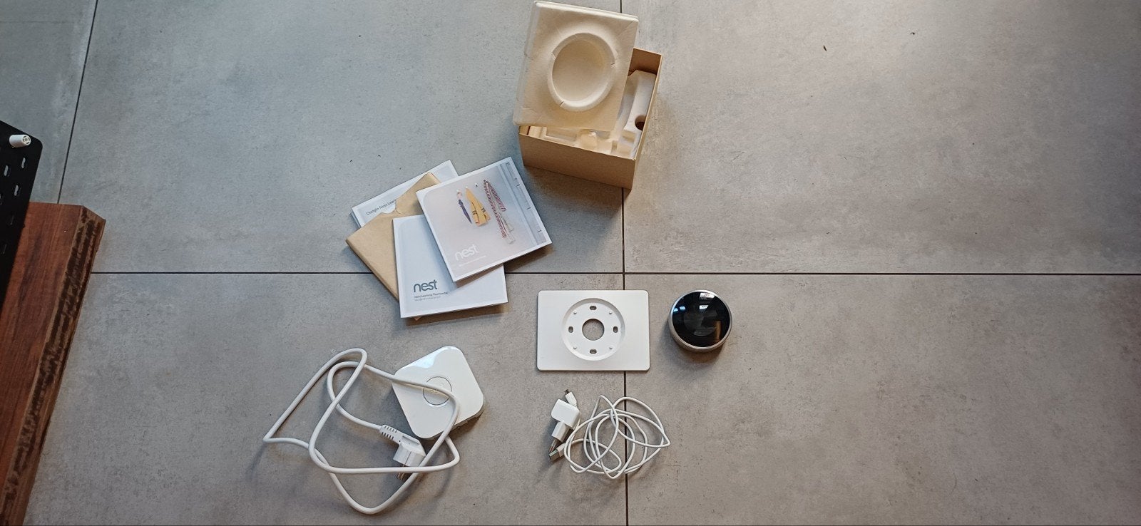 Nest Thermostaat met Heat Link en installatiehandleiding, Ophalen of Verzenden