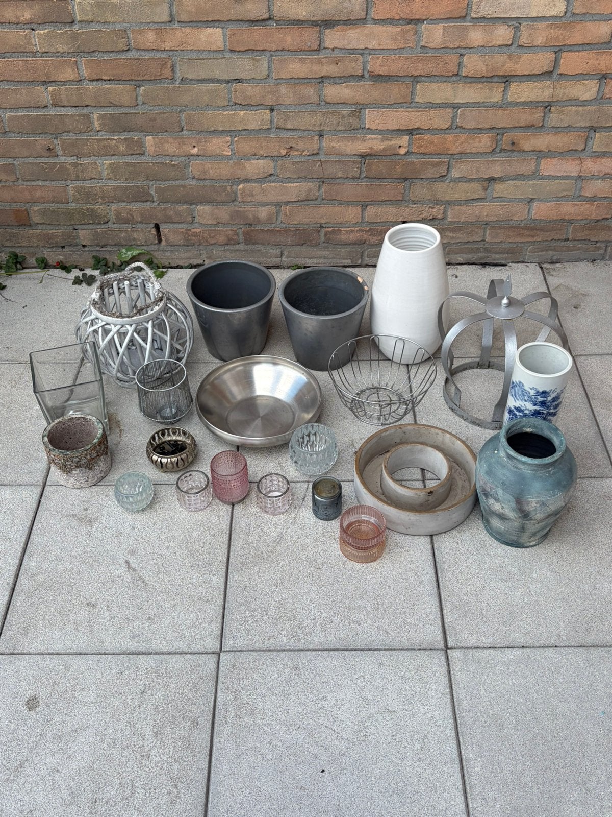 Set Tuin Accessoires, Tuin en Terras, Ophalen, Rond, Zo goed als nieuw, Tuin