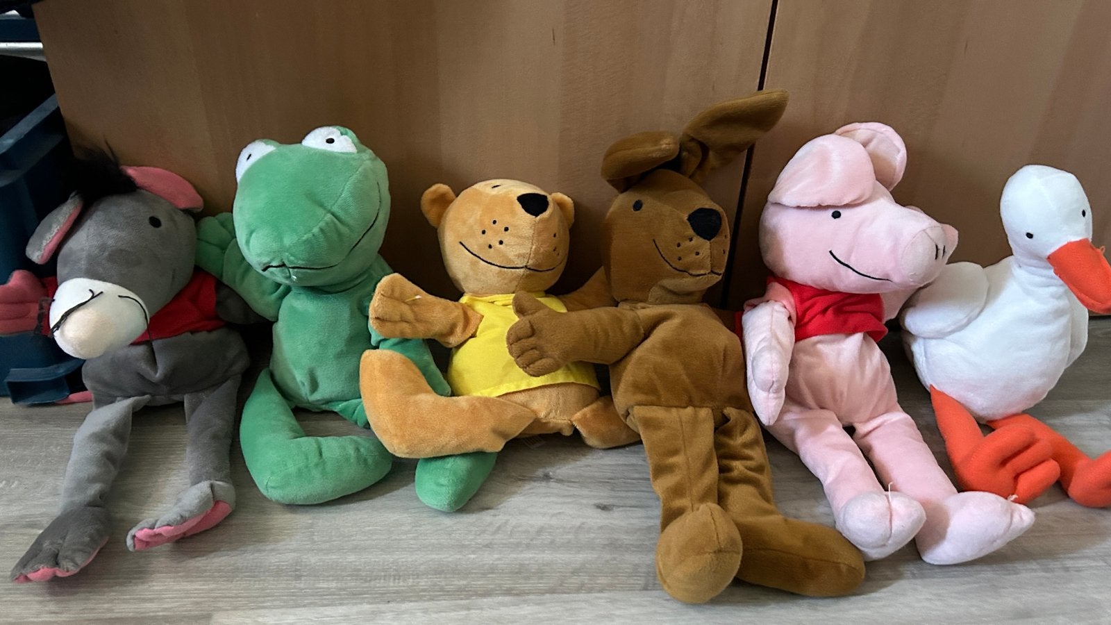 Handpoppen Kikker en vriendjes van Max Velthuijs, Kikker, Overige merken, Overige karakters, Ophalen of Verzenden