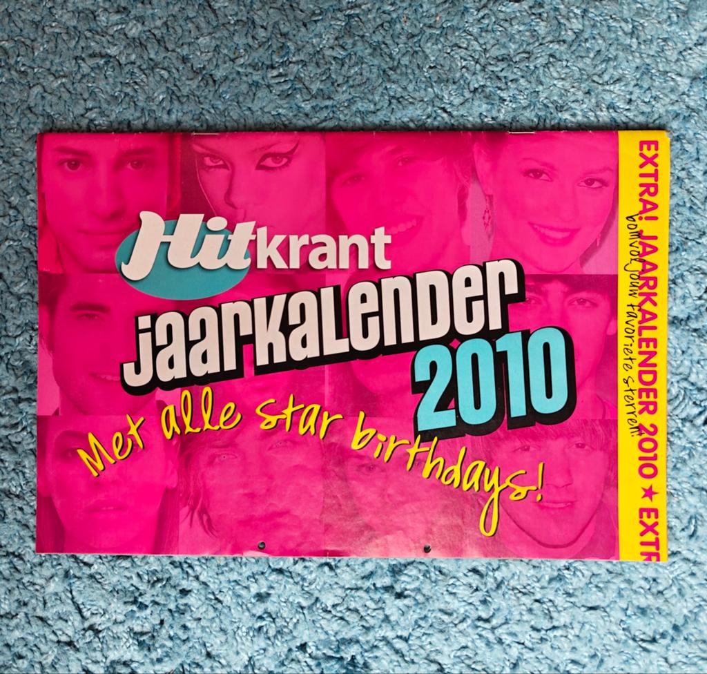 Hitkrant jaarkalender 2010, Diversen, Ophalen of Verzenden, Maandkalender, Nieuw
