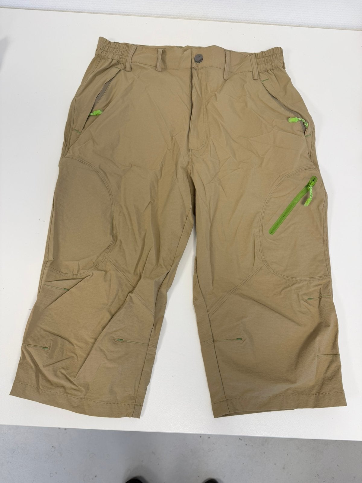 Heren Outdoor Wandelbroek M Beige Lichtgewicht Nieuw, P, Maat 48/50 (M), Beige, P