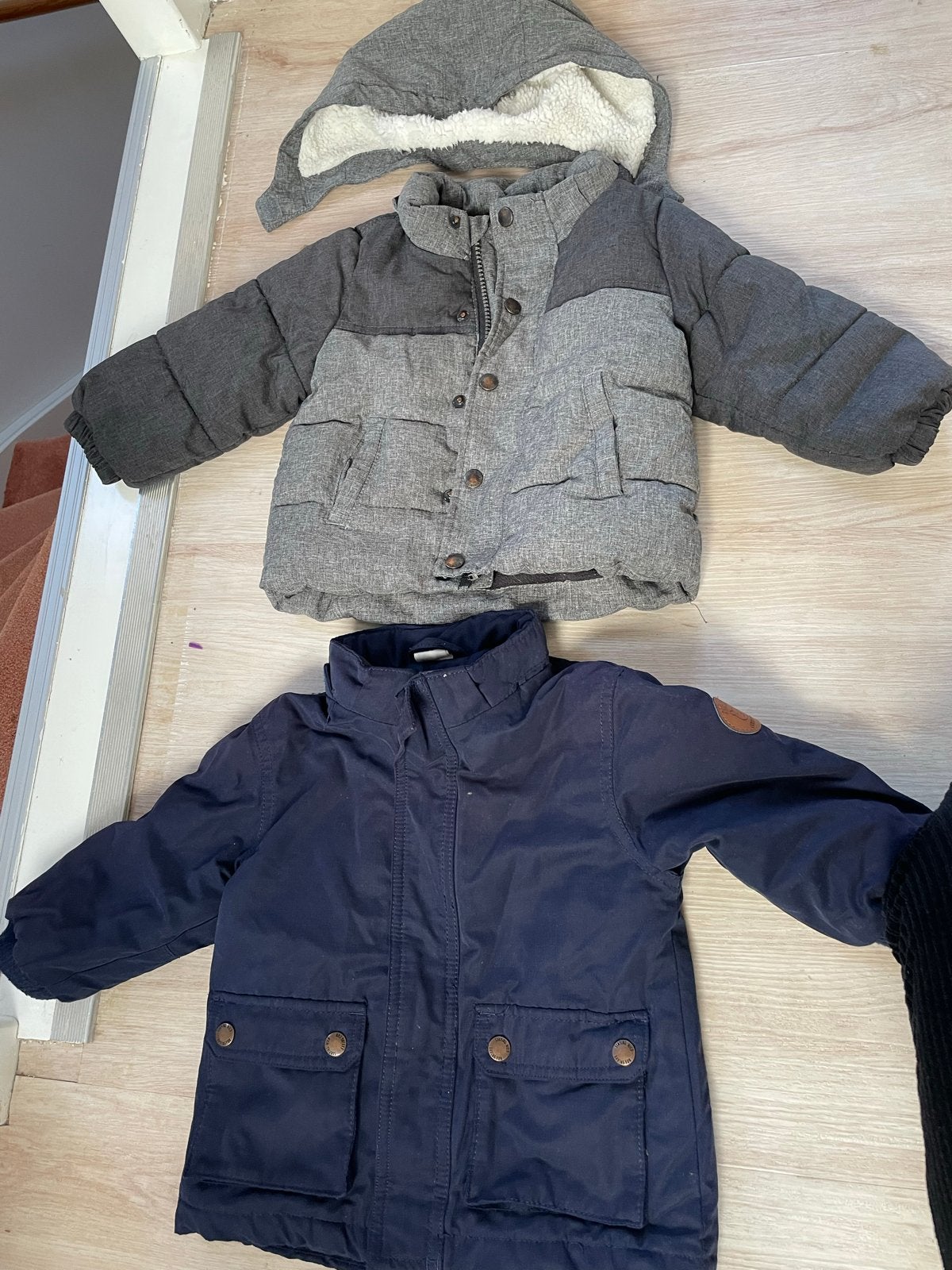 4x diverse kinderjassen - winter, regen en tussenjas, Verzenden, Gebruikt, Jongen of Meisje