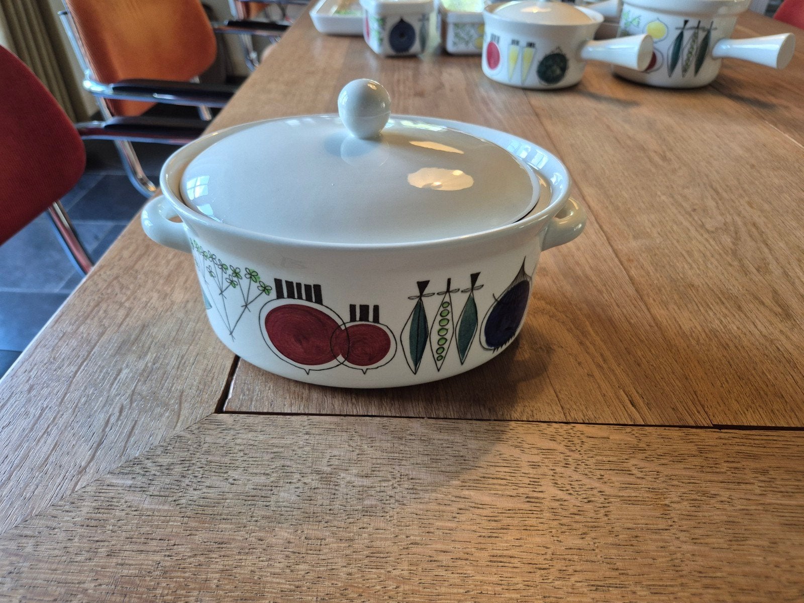 Dekschaal, Pan nr 52 van Rörstrand Picknick in uitstekende s, Ophalen of Verzenden