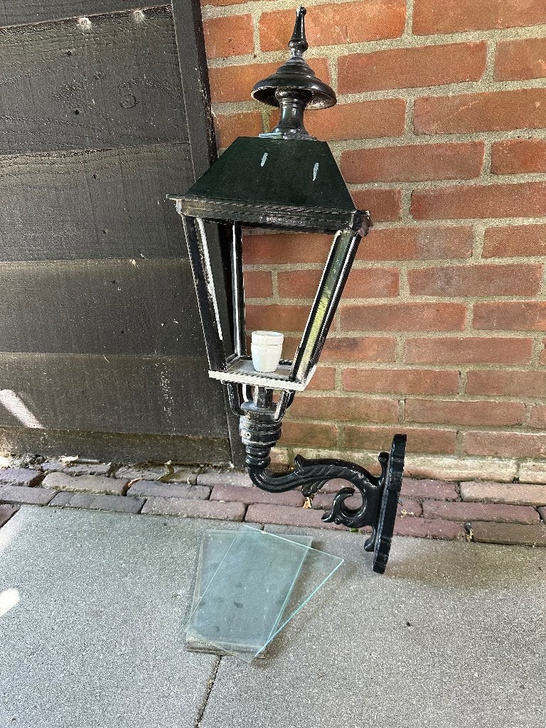 Buitenlamp klassiek, Ophalen, Gebruikt, Staal, Wandlamp