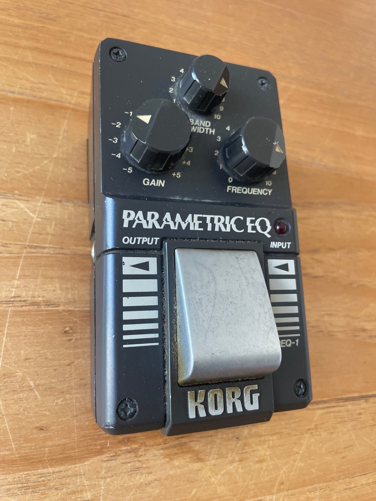 Korg PEQ-1 Parametric EQ gitaarpedaal, Ophalen of Verzenden, Gebruikt, Equalizer