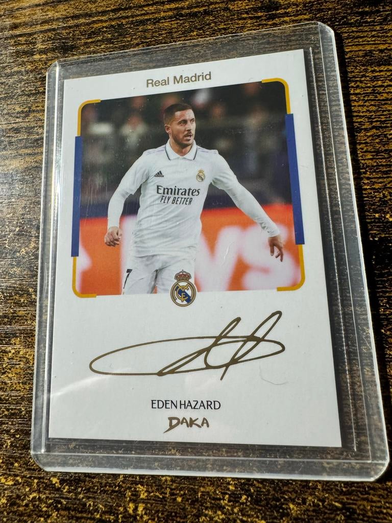 Eden Hazard Real Madrid Instant Cheki Spelerskaart, Ophalen of Verzenden, Zo goed als nieuw, Buitenlandse clubs, Spelerskaart