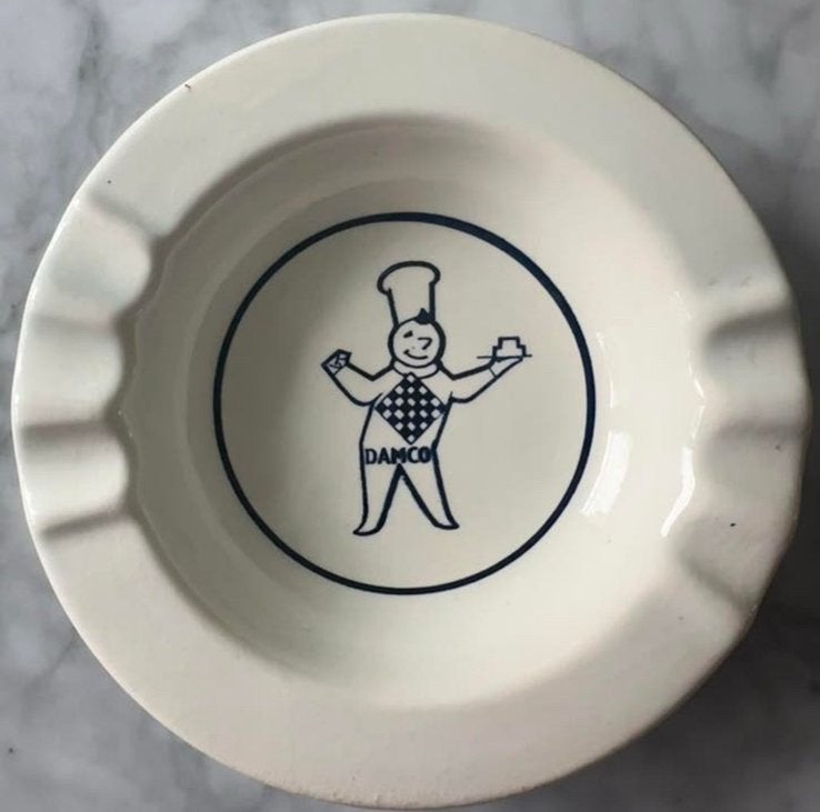 Asbak Damco Delfts Blauw Vintage, Ophalen of Verzenden