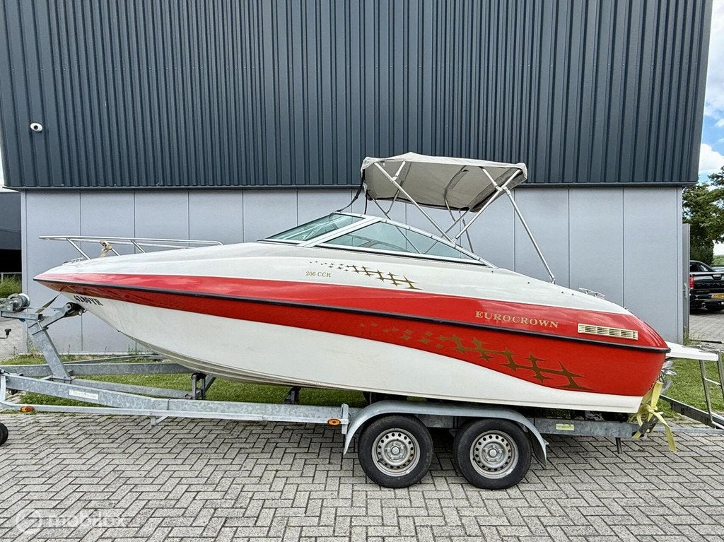 Euro Crown ccr 205 cuddy cabin 4.3 V6 Volvo Penta UNIEK MOOI, Polyester, Benzine, 200 pk of meer