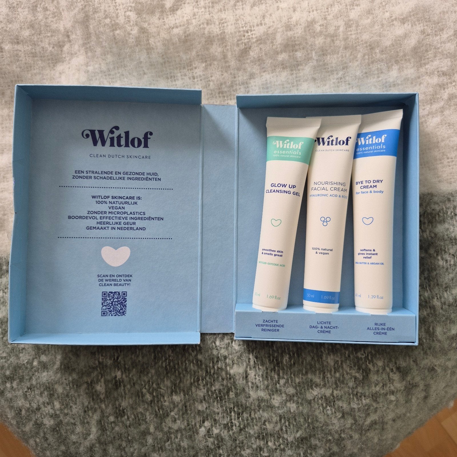 Nieuw in doos: Witlof gezichtsverzorging set, Ophalen of Verzenden, Nieuw, Gehele gezicht, Reiniging