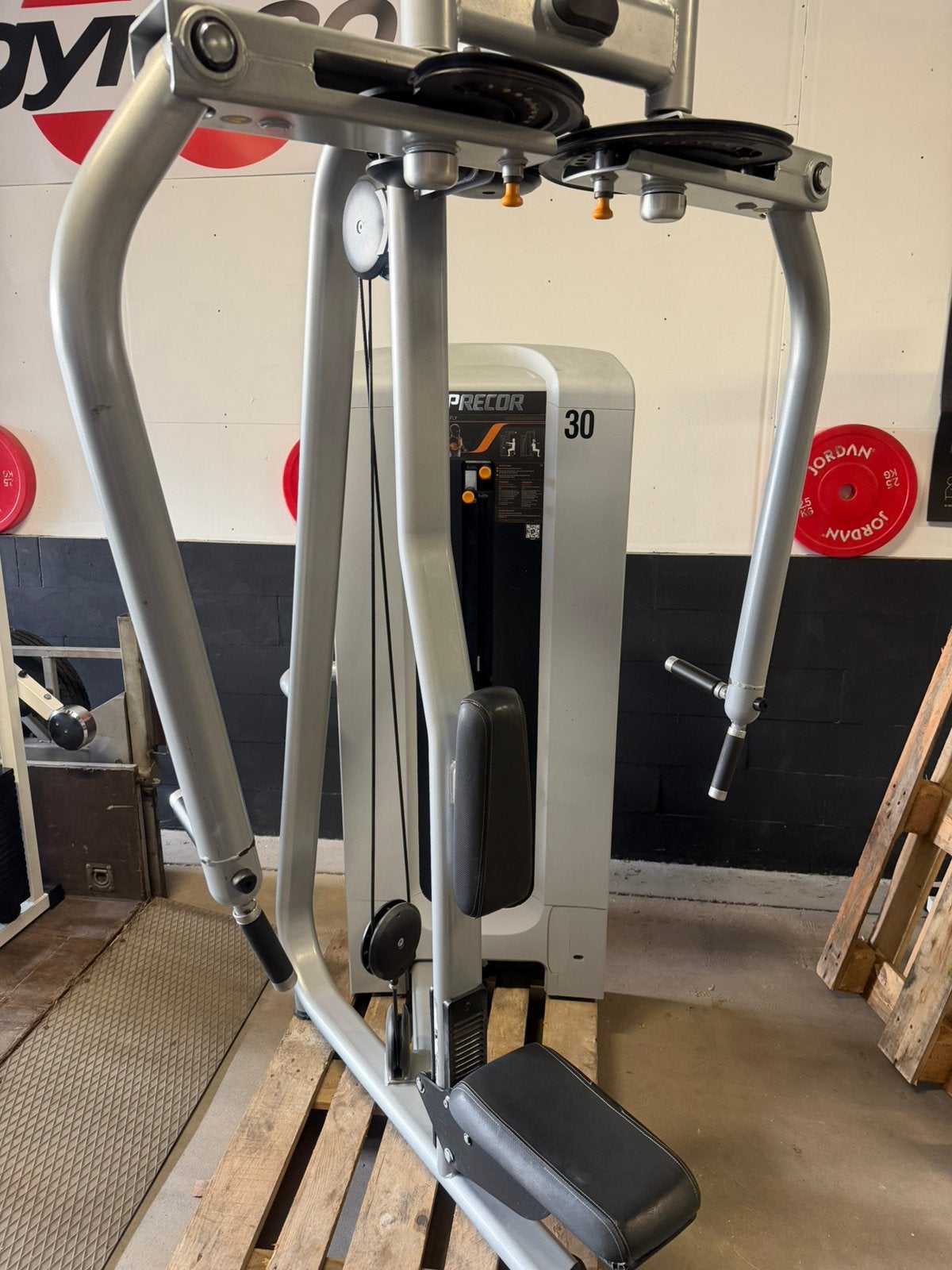 Precor rear delt/pec fly 114 kg C-Line, Ophalen, Gebruikt, ., Precor