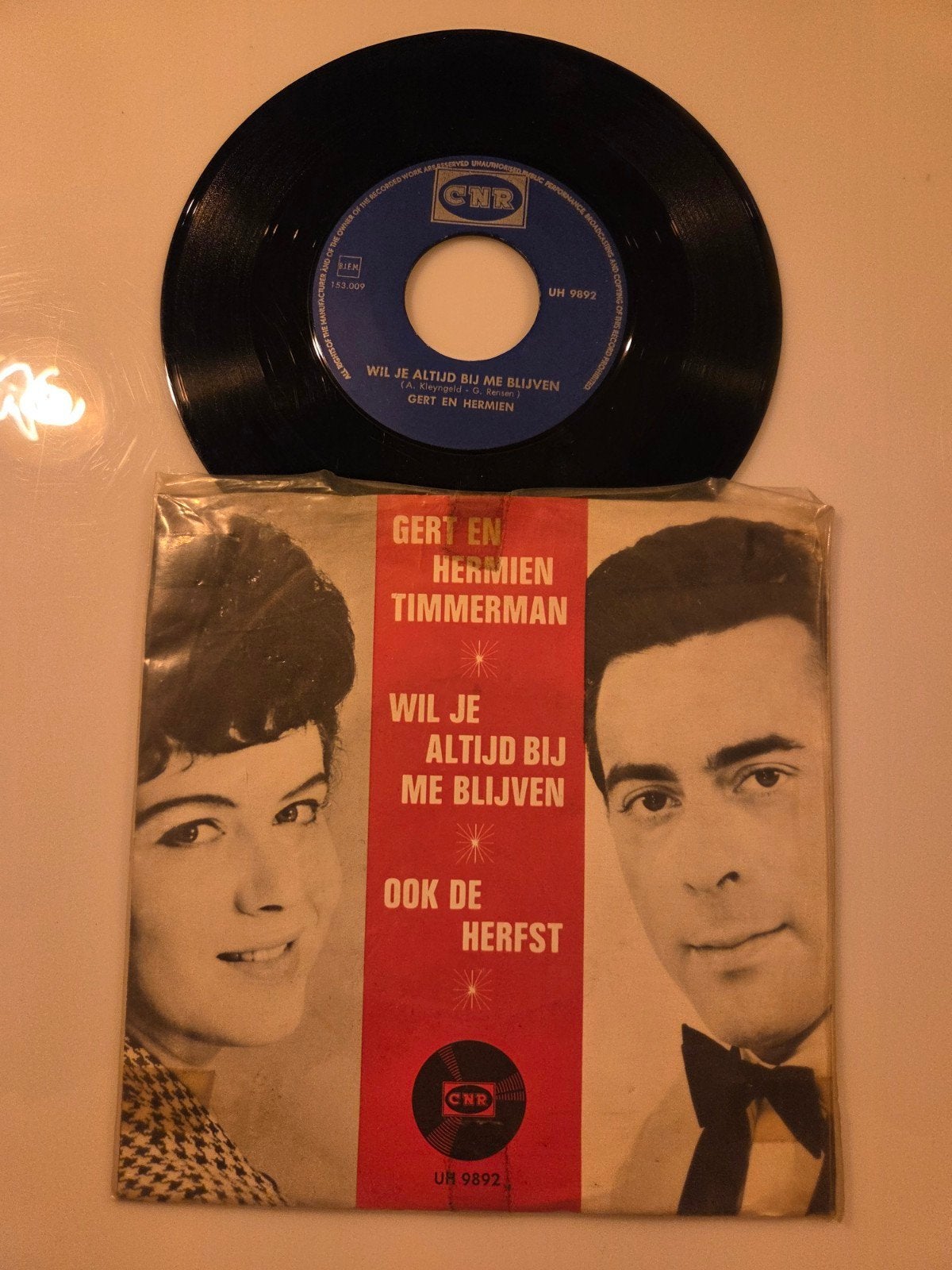 Gert en Hermien Timmerman - Wil je altijd bij me blijven, Ophalen of Verzenden, Gebruikt, 7 inch, Nederlandstalig
