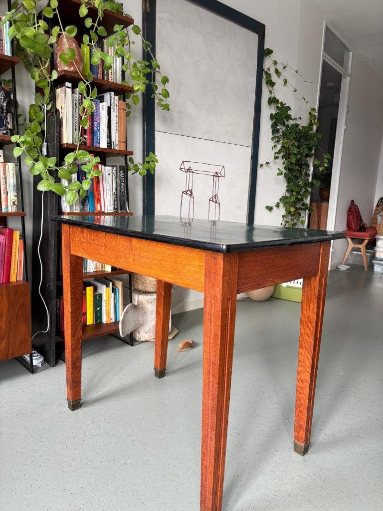 Vintage tafeltje, Ophalen, Gebruikt, 50 tot 100 cm, Vintage, formica