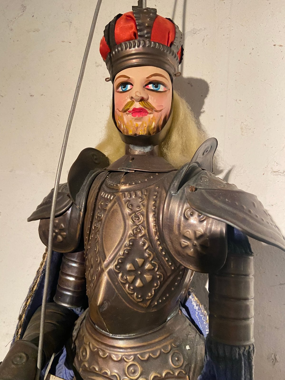 Oude marionet ridder uit Sicilië, Antiek en Kunst, Ophalen of Verzenden