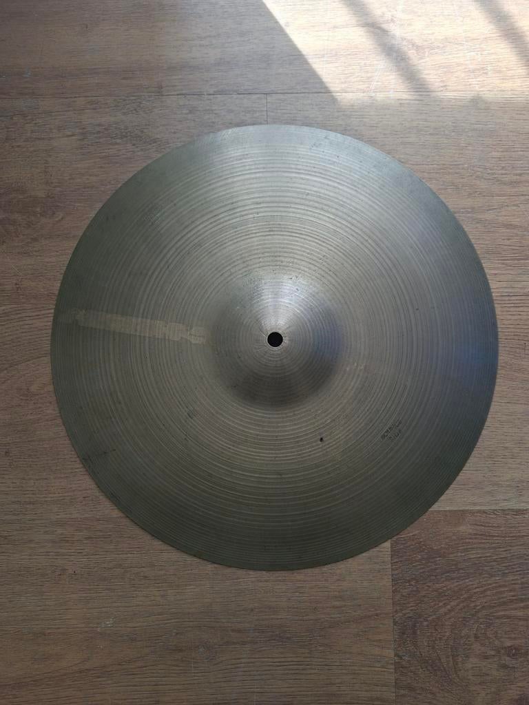 Ufip Ritmo 16" Bounce ride cymbal bekken voor drumstel, Muziek en Instrumenten, Ophalen of Verzenden, Gebruikt, Drums of Percussie
