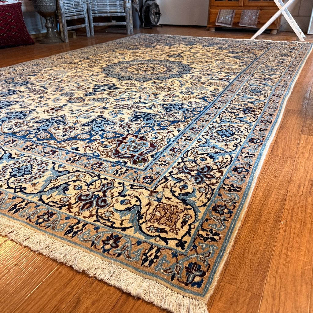 perzisch tapijt nain met zijde - 310 x 200 - Gratis bezorgd