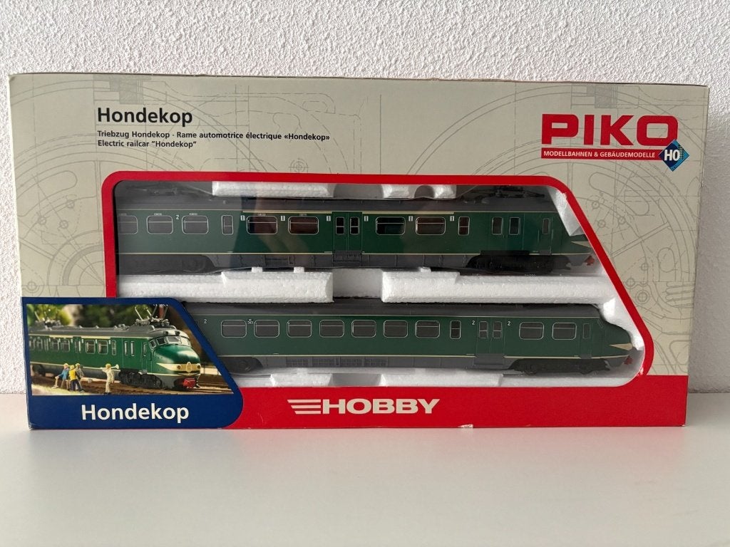 Piko NS Mat 54  'Hondekop' Plan G, groen, 2-delig,, Hobby en Vrije tijd, Ophalen, Treinset, Gelijkstroom, Piko