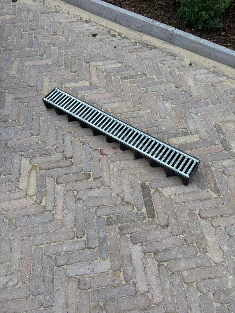 Lijngoot, Ophalen, Zo goed als nieuw, Rvs, Minder dan 2 meter