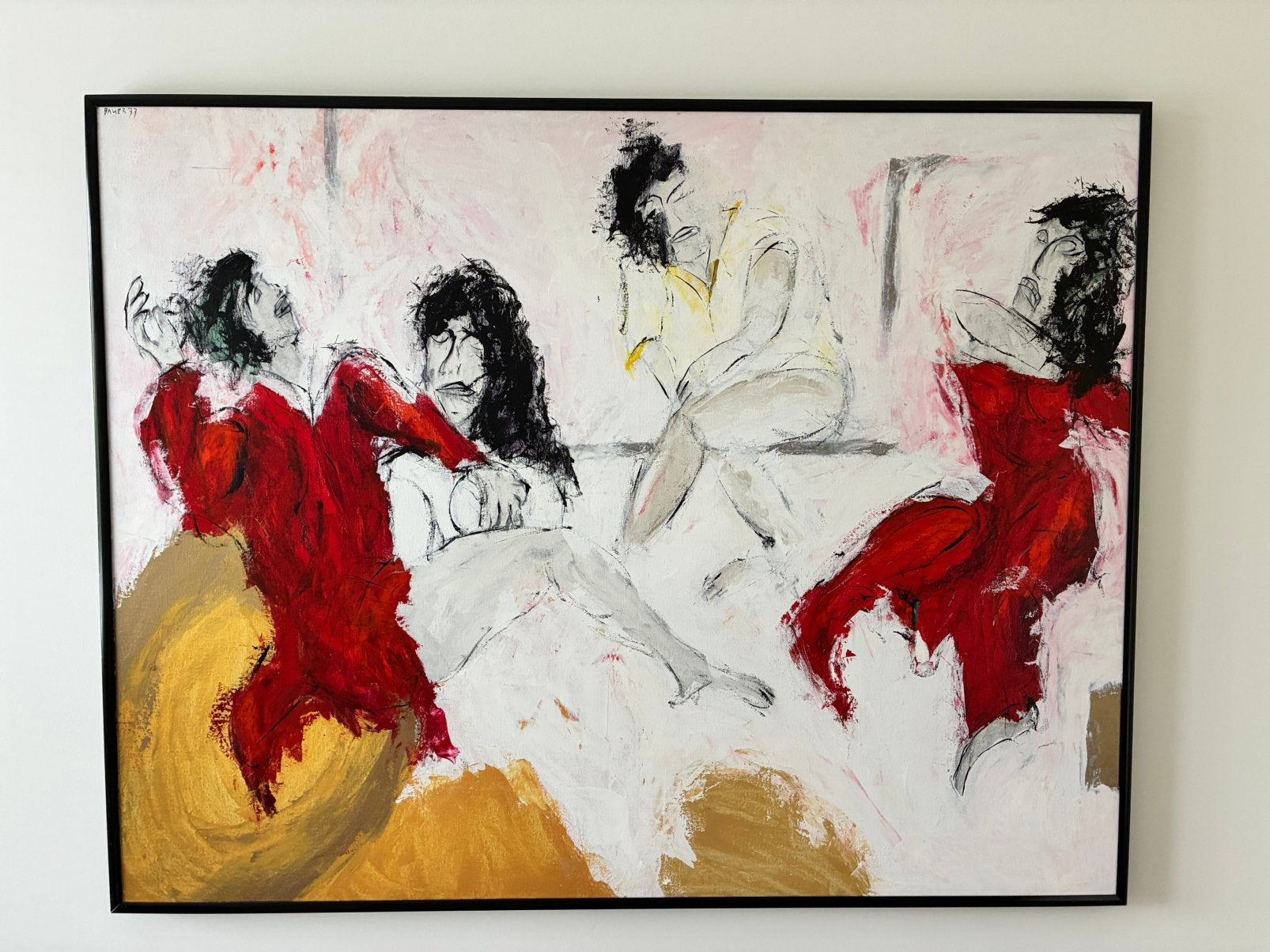 Schilderij - Menno Bauer, Antiek en Kunst, Ophalen