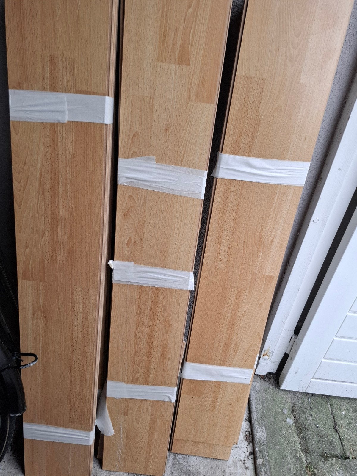 Laminaat vloerdelen - goede staat, Ophalen, Gebruikt, 5 tot 10 m², 10 tot 30 cm