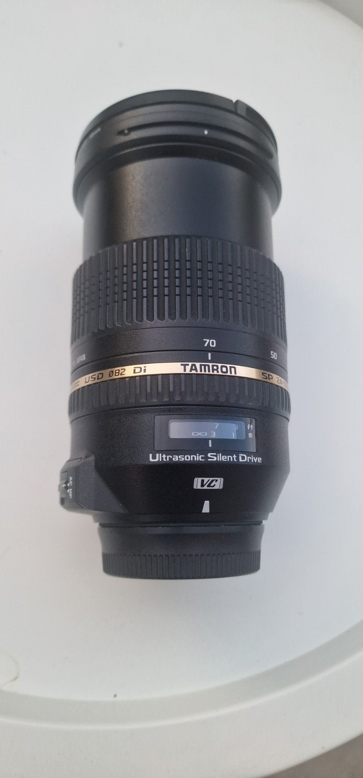 De Tamron SP 24-70mm f/2.8 Di VC USD (G1)met Nikon vatting, Audio, Tv en Foto, Fotografie | Lenzen en Objectieven, Ophalen, Standaardlens