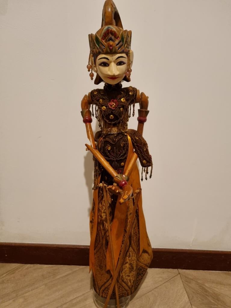 Wayang golek pop uit indonesie, Antiek en Kunst, Ophalen of Verzenden