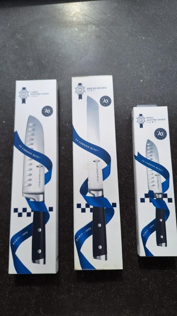Messenset Le Cordon Bleu in originele verpakking, Huis en Inrichting, Ophalen of Verzenden, Nieuw, Rvs of Chroom