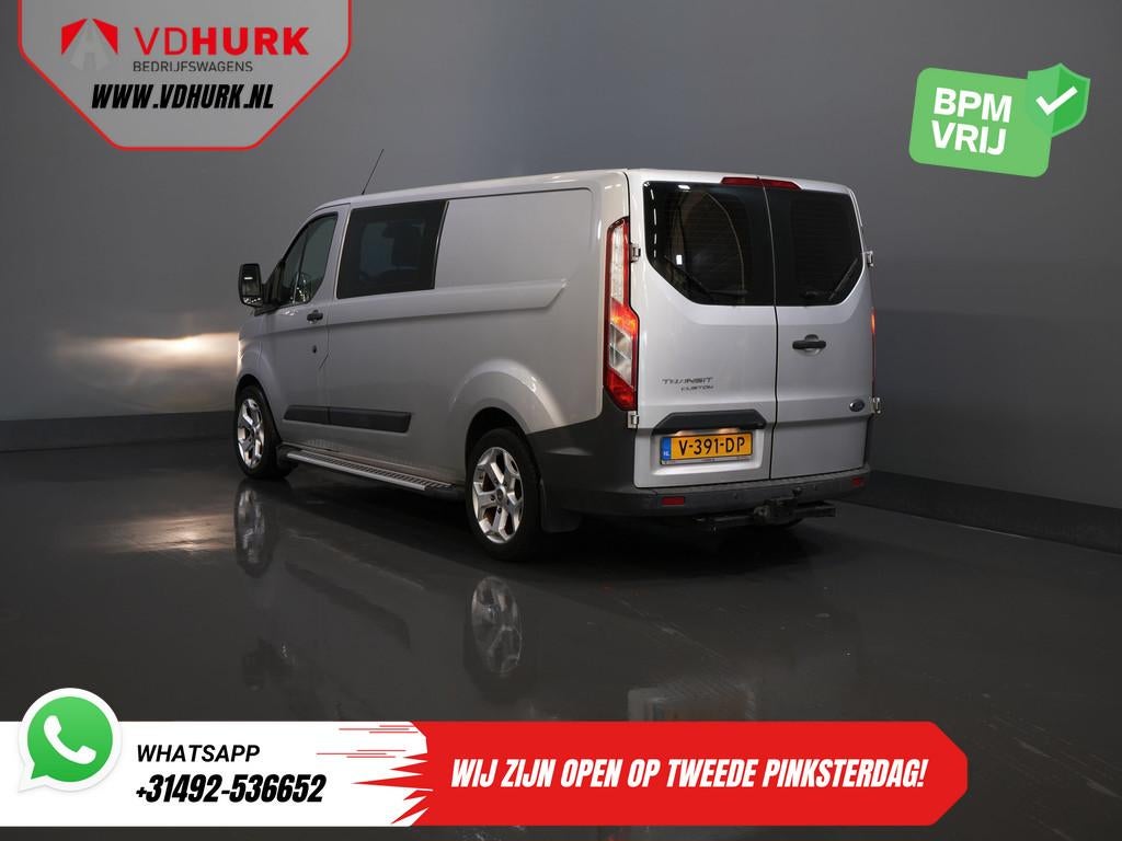 Ford Transit Custom 2.2 TDCI Trend DC Dubbel Cabine L2 NL Au, Voorwielaandrijving, Euro 5, 101 pk, Gebruikt