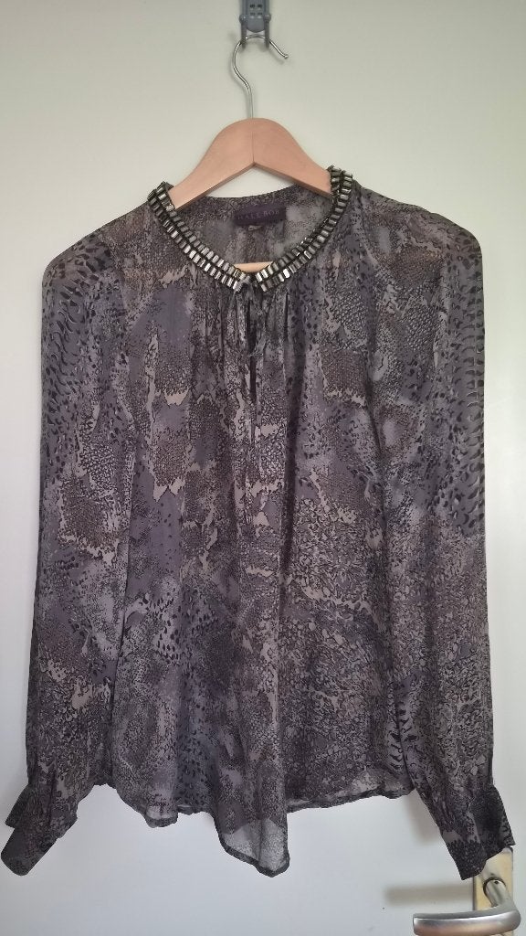 Hale Bob echt zijde tuniek blouse S M, Kleding | Dames, Overige kleuren, Ophalen of Verzenden, Maat 36 (S), Hale bob