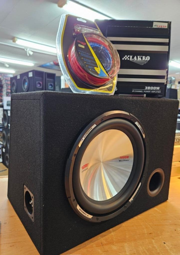 lakro baspack 1600watt, Auto diversen, Autospeakers, Niet ingevuld, Niet ingevuld, Nieuw, Ophalen of Verzenden