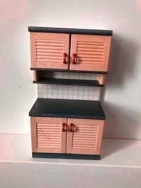 Bodo Hennig miniaturen keukenkast - Poppenhuis meubel, Verzamelen, Poppenhuizen en Toebehoren, Ophalen of Verzenden, Gebruikt
