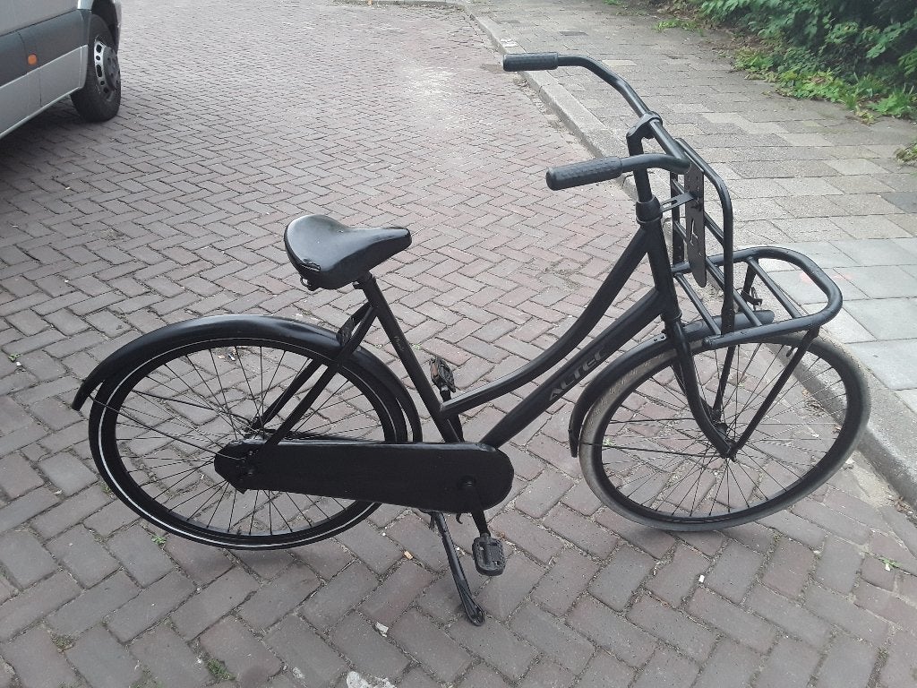 Omafiets 28 inch +Terugtraprem Wielen 28 inch ( bieden mag ), Ophalen, Gebruikt, Terugtraprem