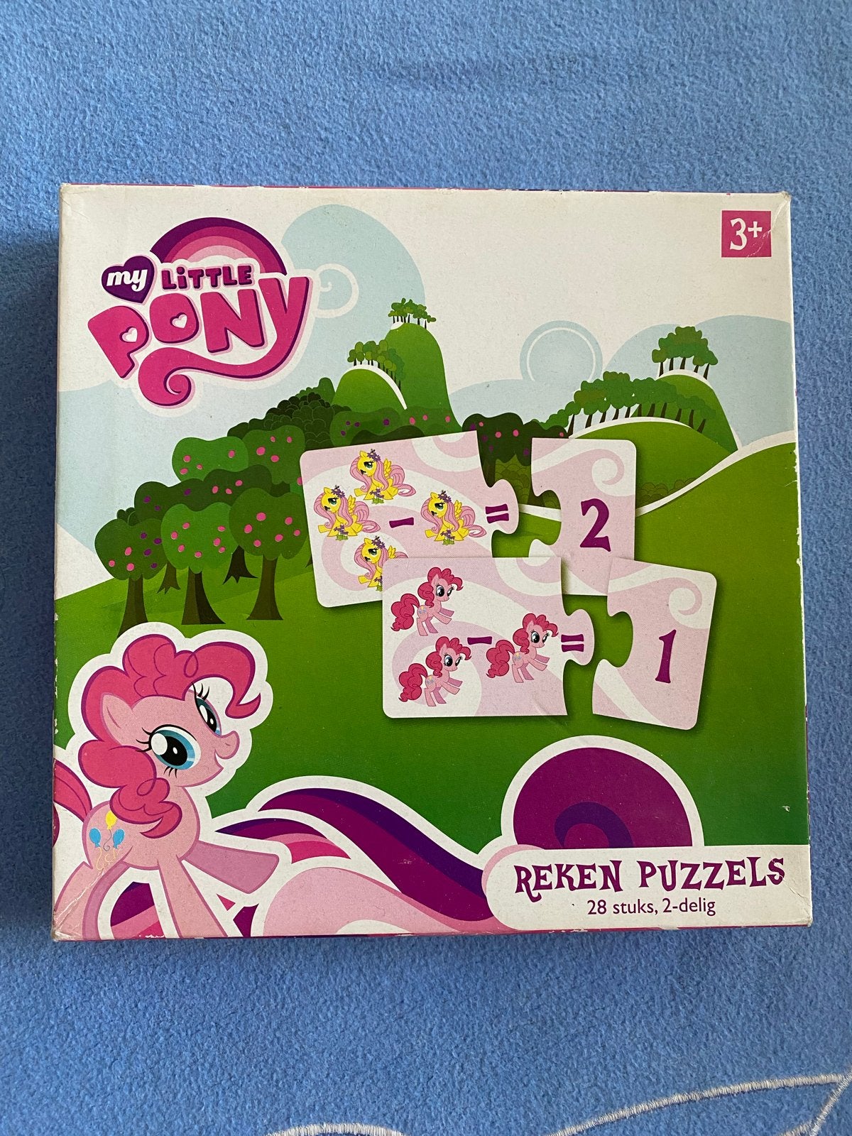 My Little Pony Reken Puzzels - 28 stuks, Ophalen of Verzenden, 10 tot 50 stukjes, Gebruikt, 2 tot 4 jaar