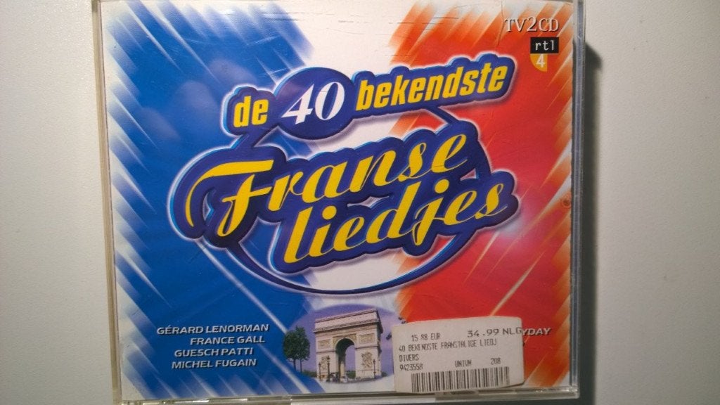 De 40 Bekendste Franse Liedjes, Ophalen of Verzenden, Zo goed als nieuw, Pop, Album